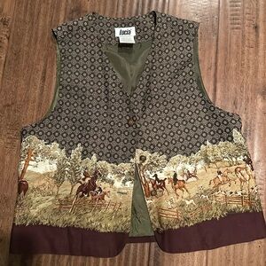 Vintage Equestrian Vest NWT!